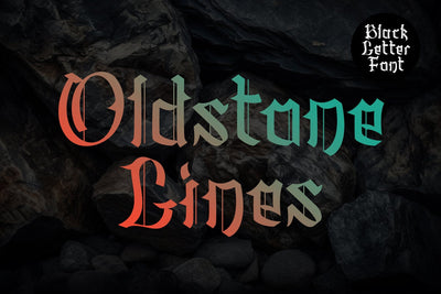 Oldstone Lines Font Afandi Studio 