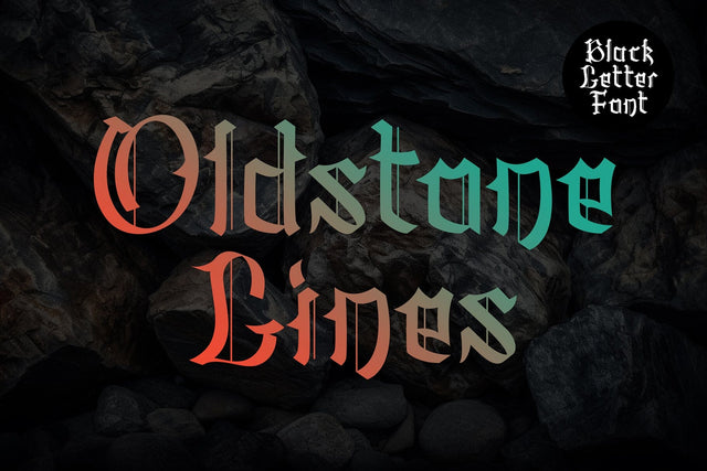 Oldstone Lines Font Afandi Studio 