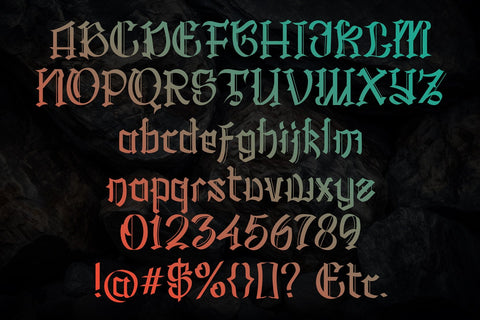 Oldstone Lines Font Afandi Studio 