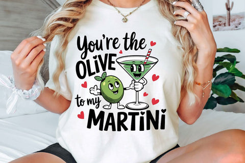Olive to My Martini PNG Funny Valentine Sublimation Design Sublimation Regulrcrative 