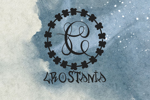 Olivenza Monogram Font Dm Letter Studio 