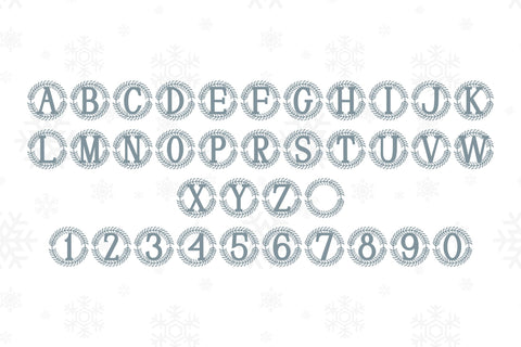 Olmaria Monogram Font Dm Letter Studio 