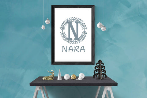 Olmaria Monogram Font Dm Letter Studio 