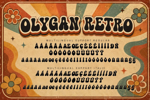 Olygan Retro Font Prasetya Letter 
