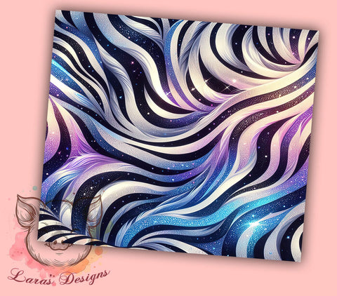 Ombre Glitter 20oz Tumbler Png, Straight & Tapered Tumbler Png, Seamless Gradient Tiger Print Tumbler Png, Digital Download PNG Sublimation Lara' s Designs 