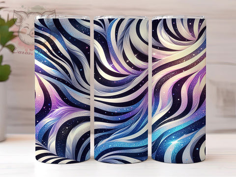 Ombre Glitter 20oz Tumbler Png, Straight & Tapered Tumbler Png, Seamless Gradient Tiger Print Tumbler Png, Digital Download PNG Sublimation Lara' s Designs 