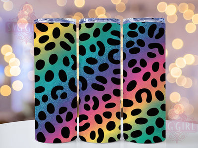 Ombre Glitter Leopard Tumbler, Seamless Gradient Leopard, Glitter Animal Print, 20Oz Sublimation Wrap, Ombre Cheetah Art, Sparkly Leopard Texture, Tumbler Sublimation Sublimation SvggirlplusArt 
