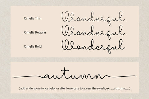 Omelia Font Abo Daniel Studio 