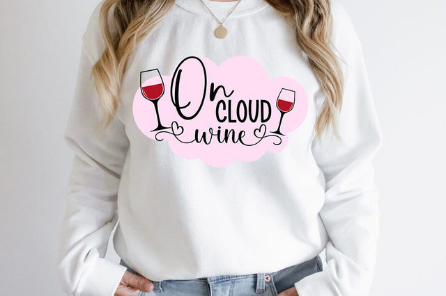 On Cloud Wine SVG Design SVG Designangry 
