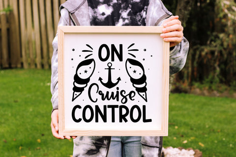 On cruise control SVG Design SVG Regulrcrative 