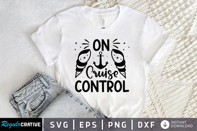 On cruise control SVG Design SVG Regulrcrative 