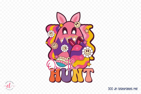On the Hunt | Groovy Easter Sublimation Sublimation CraftLabSVG 