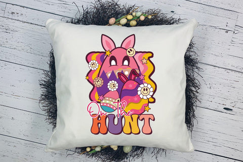 On the Hunt | Groovy Easter Sublimation Sublimation CraftLabSVG 