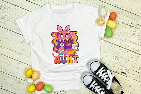 On the Hunt | Groovy Easter Sublimation Sublimation CraftLabSVG 