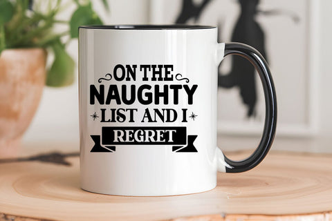 On the naughty list and i regret SVG Angelina750 