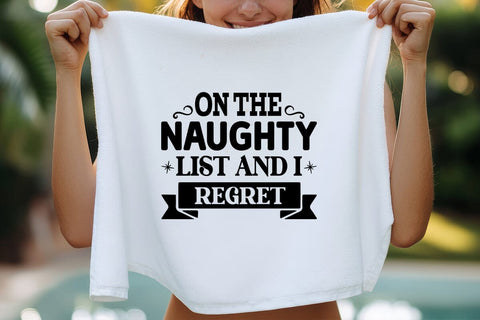 On the naughty list and i regret SVG Angelina750 