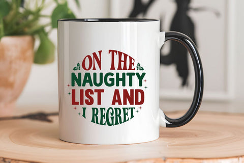 On the naughty list and i regret SVG Angelina750 
