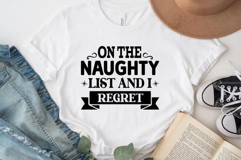 On the naughty list and i regret SVG Angelina750 