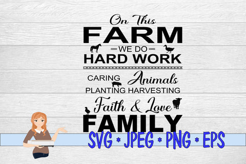 On This Farm SVG Family Creations 
