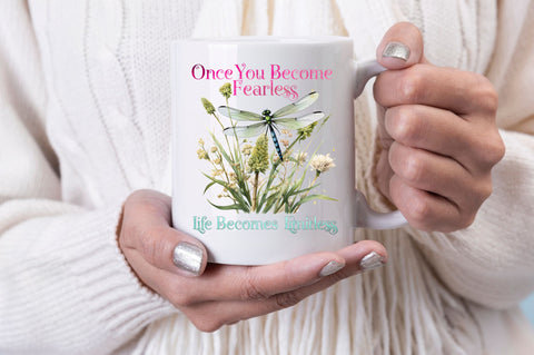 Once you become fearless life becomes Sublimation Design Sublimation Regulrcrative 