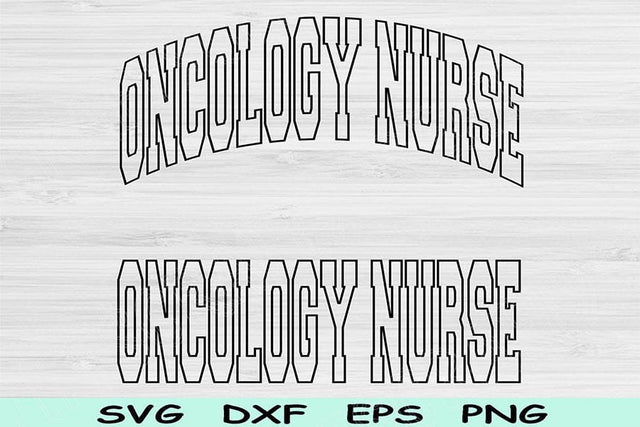 Oncology Nurse Svg Cut Files, Oncology Nurse Png, Cancer Nurse Svg Files For Cricut, Nurse Shirt Svg Wave Text Sublimation Digital Designs SVG TiffsCraftyCreations 