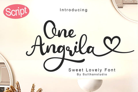 One angrila Font Sulthan studio 