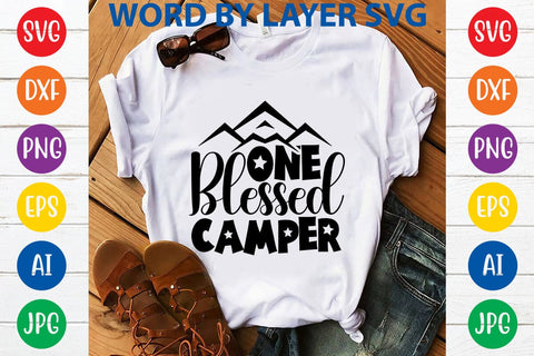 One Blessed Camper SVG DESIGN SVG Rafiqul20606 