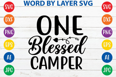 One blessed camper SVG DESIGN SVG Rafiqul20606 