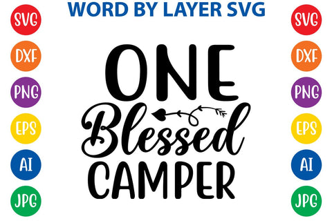 One blessed camper SVG DESIGN SVG Rafiqul20606 