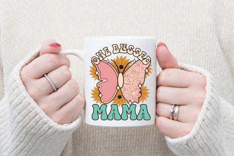 One Blessed Mama - Mother's Day Sublimation Sublimation CraftLabSVG 