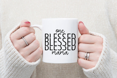One Blessed Mama - Mother's Day SVG SVG CraftLabSVG 