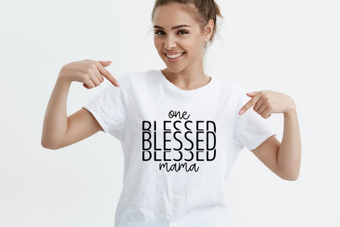One Blessed Mama - Mother's Day SVG SVG CraftLabSVG 
