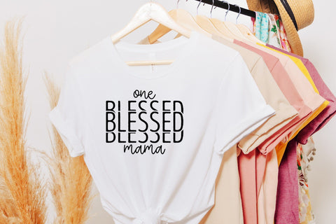 One Blessed Mama - Mother's Day SVG SVG CraftLabSVG 