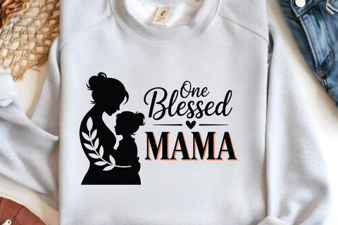 One Blessed Mama SVG Angelina750 