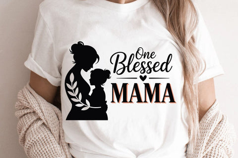 One Blessed Mama SVG Angelina750 