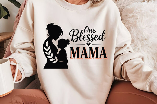 One Blessed Mama SVG Angelina750 