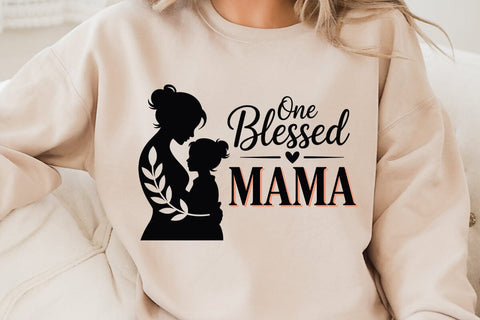 One Blessed Mama SVG Angelina750 