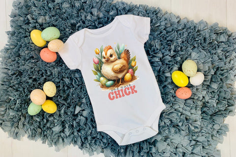 One Cute Chick | Easter Sublimation Design Sublimation CraftLabSVG 