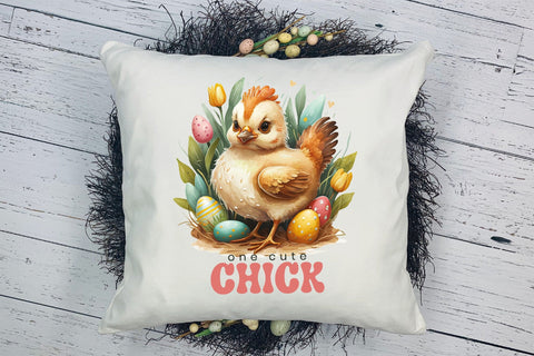 One Cute Chick | Easter Sublimation Design Sublimation CraftLabSVG 