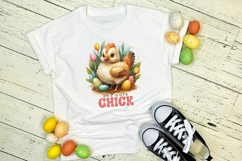 One Cute Chick | Easter Sublimation Design Sublimation CraftLabSVG 