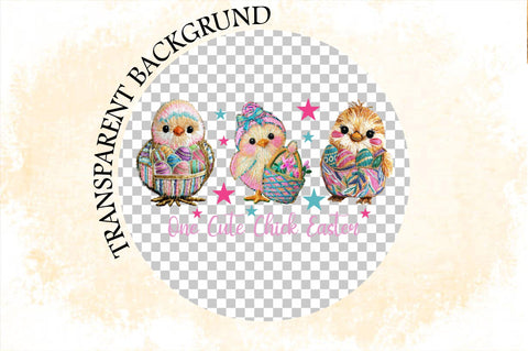 One Cute Chick Easter Sublimation SVGArt 