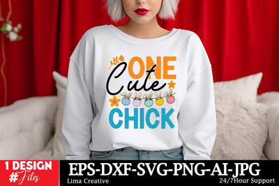 One Cute Chick SVG Cut File SVG Insomnia Std 