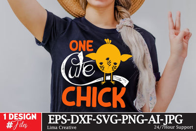 One Cute Chick SVG CUt File SVG Insomnia Std 
