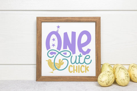One cute chick SVG Design SVG Designangry 