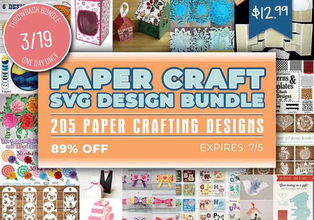 One Day Only! Paper Craft SVG Design Bundle Bundle So Fontsy Design Shop 