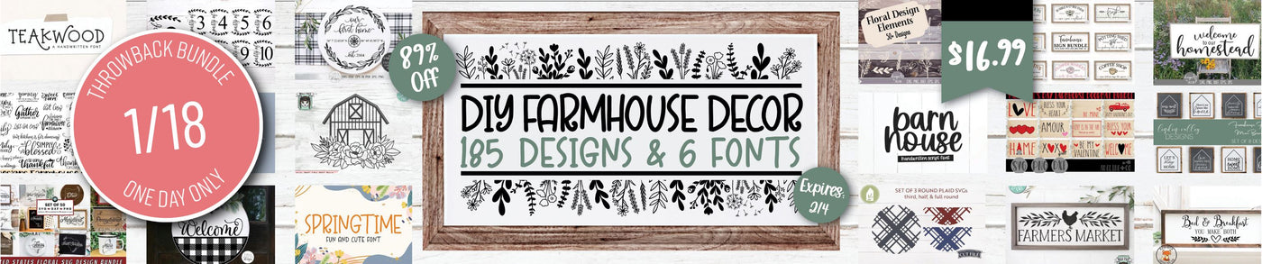 One Day Only Throwback: DIY Farmhouse Decor