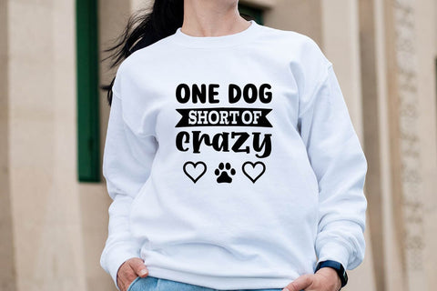One dog short of crazy SVG Angelina750 