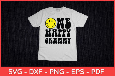 One Happy Dude 1st Birthday One Cool Grammy Svg File SVG artprintfile 