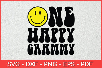 One Happy Dude 1st Birthday One Cool Grammy Svg File SVG artprintfile 