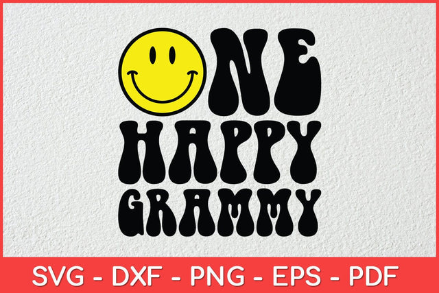 One Happy Dude 1st Birthday One Cool Grammy Svg File SVG artprintfile 